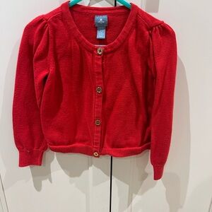 Baby gap 3t Red Button-Up Cardigan